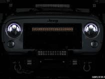 50 Inch CREE LED Light Bar Dual Row Black Series w/Amber DRL Rough Country