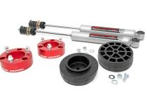 3 Inch Toyota Suspension Lift Kit Coil Spring Spacers 07-14 FJ Cruiser 4WD/2WD Red Rough Country