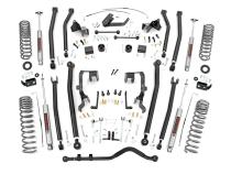 4.0 Inch Jeep Long Arm Suspension Lift Kit 07-11 Wrangler JK 4-door Rough Country