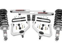 3 Inch Nissan Bolt-On Lift Kit Lifted Struts &amp;amp; N3 Shocks 04-20 Titan 2WD/4WD Rough Country