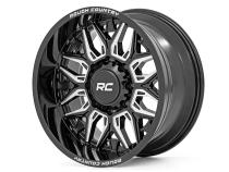 86 Series Wheel One-Piece Gloss Black 20x10 6x135 -19mm Rough Country