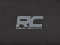 Jeep Neoprene Seat Cover Front &amp;amp; Rear Combo Black 13-18 Wrangler JK Unlimited Rough Country