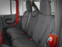 Jeep Neoprene Seat Cover Set Black 18-20 Wrangler JL Unlimited Rough Country