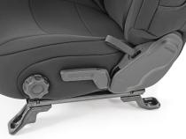 Jeep Neoprene Seat Cover Set Black 18-20 Wrangler JL Unlimited Rough Country