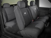 Neoprene Front &amp;amp; Rear Seat Cover Combo Black 99-06 Silverado/Sierra 1500 Rough Country