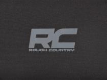 Neoprene Front &amp;amp; Rear Seat Cover Combo Black 99-06 Silverado/Sierra 1500 Rough Country