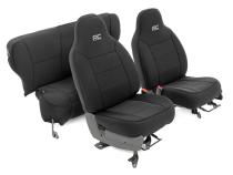 Seat Covers Non Detach Headrest Front and Rear 84-96 Jeep Cherokee XJ Rough Country