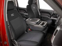Neoprene Front Seat Covers Black 14-18 Silverado/Sierra 1500 Rough Country
