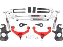 3.5 Inch Lift Kit Knuckle Red Silverado/Sierra 2500HD/3500HD (11-19) Rough Country