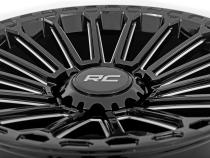 97 Series Wheel One-Piece Gloss Black 20x10 8x170 -19mm Rough Country