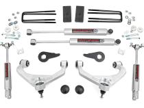 3.5 Inch Lift Kit w/ Overloads Silverado/Sierra 2500HD/3500HD (11-19) Rough Country