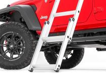 Roof Top Tent Rack Mount 12 Volt Accessory w/Ladder Extension and LED Light Kit Rough Country