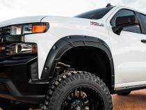 Defender Pocket Fender Flares Flat Black Chevy Silverado 1500 2WD/4WD (19-23) Rough Country