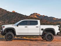 Traditional Pocket Fender Flares Flat Black Chevy Silverado 1500 (19-23) Rough Country