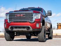 GMC Tow Hook to Shackle Conversion kit w/ D-Rings and Rubber Isolators 2020 2500 HD Rough Country