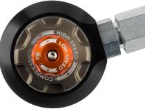 Shock Absorber 18-On Jeep Wrangler JL Front 2.5 Truck Performance Elite Series Remote Reservoir 0-1.5 Inch Lift Dual Speed Compression Kit FOX