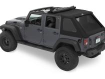Jeep Trektop - Jeep 07-18 Wrangler JK 4-Door (Premium Black Twill) Bestop