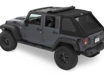 Jeep Trektop - Jeep 07-18 Wrangler JK 4-Door (Premium Black Twill) Bestop