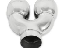 Exhaust Tip Exhaust Tip Dual 3.5 Inch Rolled Angle Polished SS Fits 2.50 Inch Tubing-Weld On Flowmaster