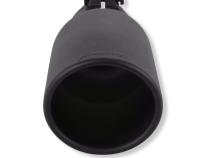 Exhaust Tip Exhaust Tip 5.0 Inch Black Angle Cut Fits 3.5 Inch Tubing, 12.00-In Long Clamp On Flowmaster