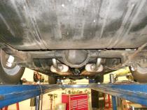 American Thunder Crossmember-Back Exhaust System Fits 1969 Chevrolet Camaro And Pontiac Firebird With V8 Engine, 2.5 Inch Aluminized Pipes Aggressive To Moderate Sound Flowmaster