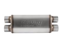 Flow Fx Muffler Flow Fx Muffler 3.00 Dual In/3.00 Dual Out Straight Through Performance Moderate Sound Stainless Steel Flowmaster