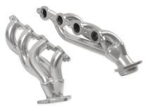 Scavenger Series Elite Header Shorty Header For 2002-2013 GM Truck/Suv 4.8L/5.3L V8, 1-5/8 Inch Primary, 16 Gauge, 3/8 Inch Flange Silver Ceramic, 409S Stainless SteelFlowmaster